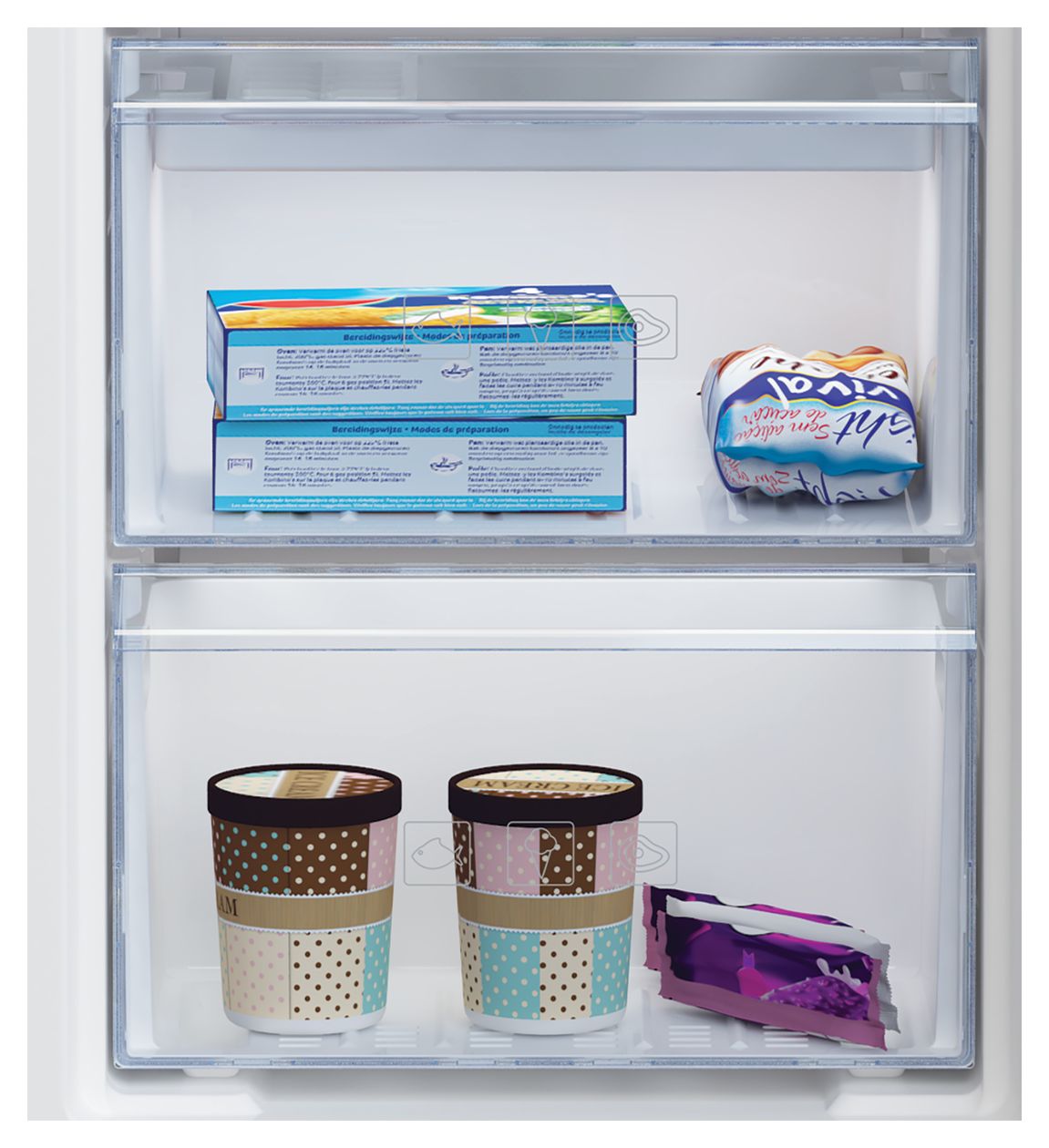 RFNM200T40WN 177 l Gefrierschrank 211 kWh Jahr NoFrost  (Weiß) 