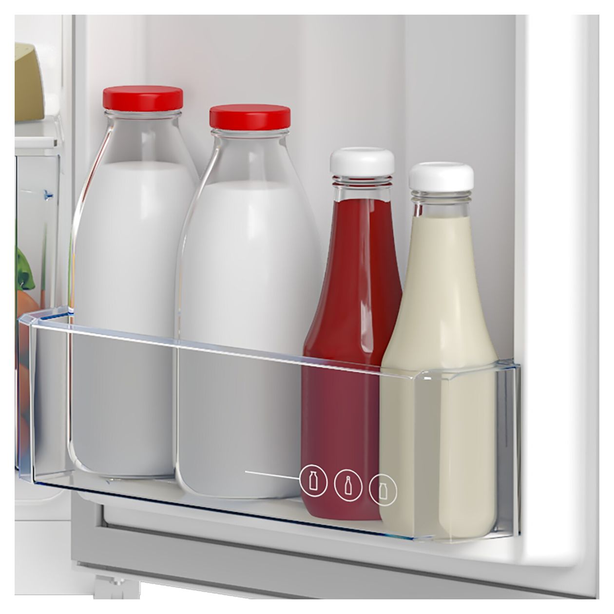 TS190030N 88 l / 88 l Tischkühlschrank EEK: F 106 kWh Jahr  (Weiß) 