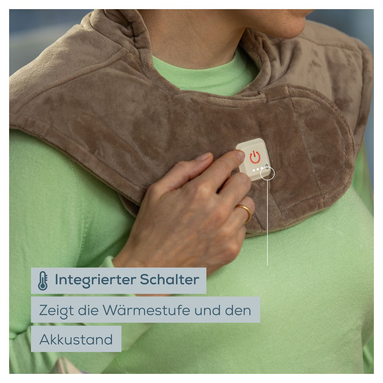 HK 165 Huggy Schulterheizkissen 