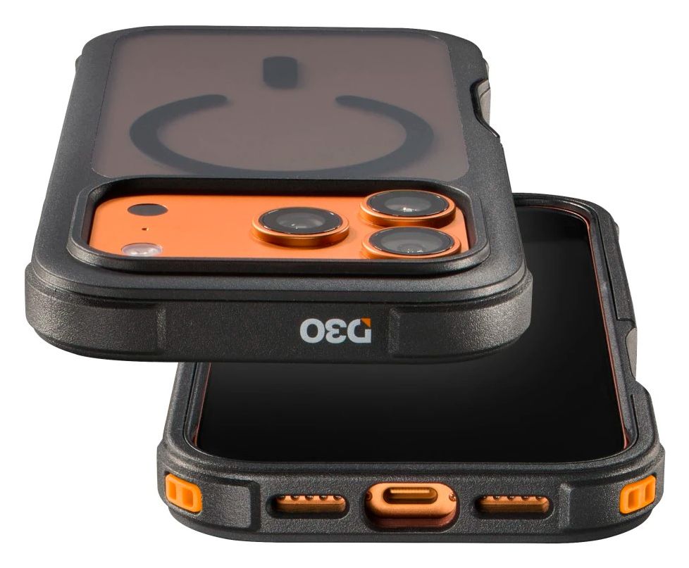 016046 Robust Hybrid Cover für iPhone 17 Pro  (Schwarz) 
