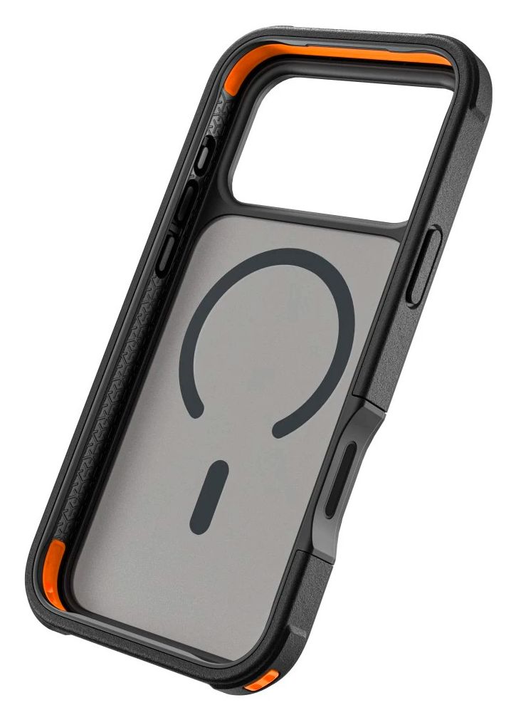 016054 Robust Hybrid Cover für iPhone 17 Pro Max  (Schwarz) 