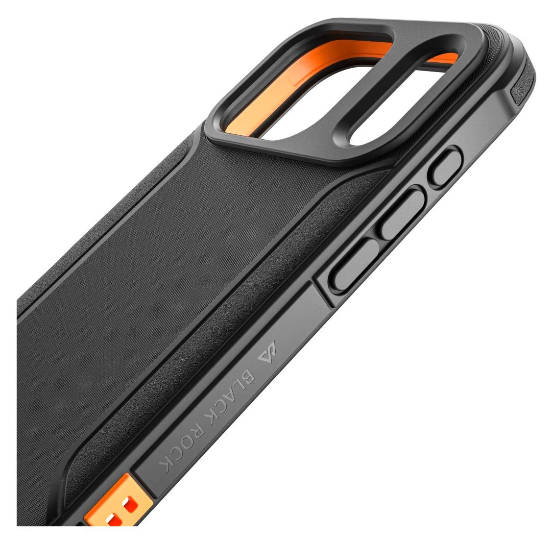 Ultra Robust Cover für Apple iPhone 17 Pro / 18 Pro  (Schwarz, Orange) 