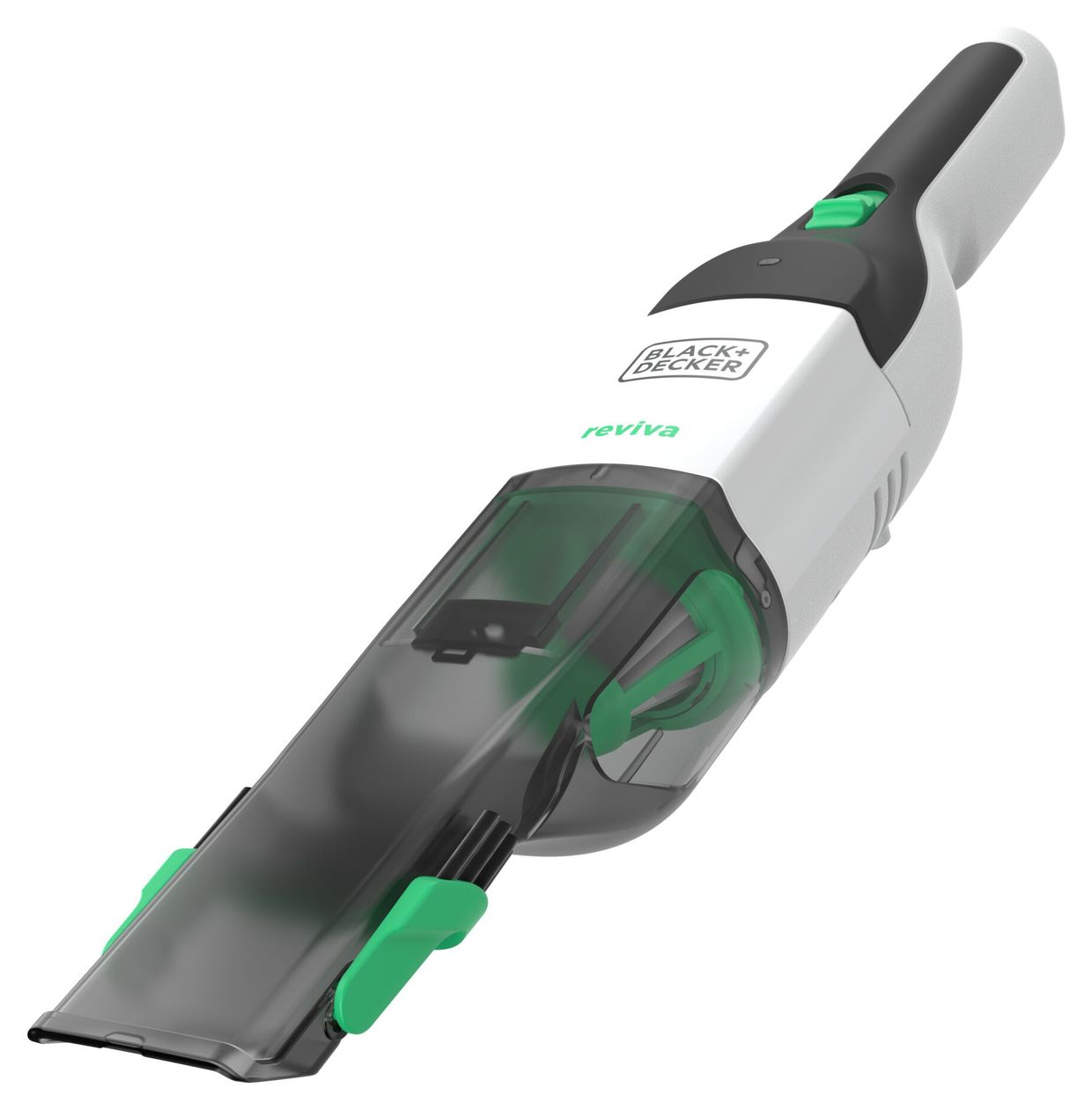 REVHV8C Handstaubsauger Beutellos bis 10 min Laufzeit 7,2 V  (Schwarz, Weiß) 