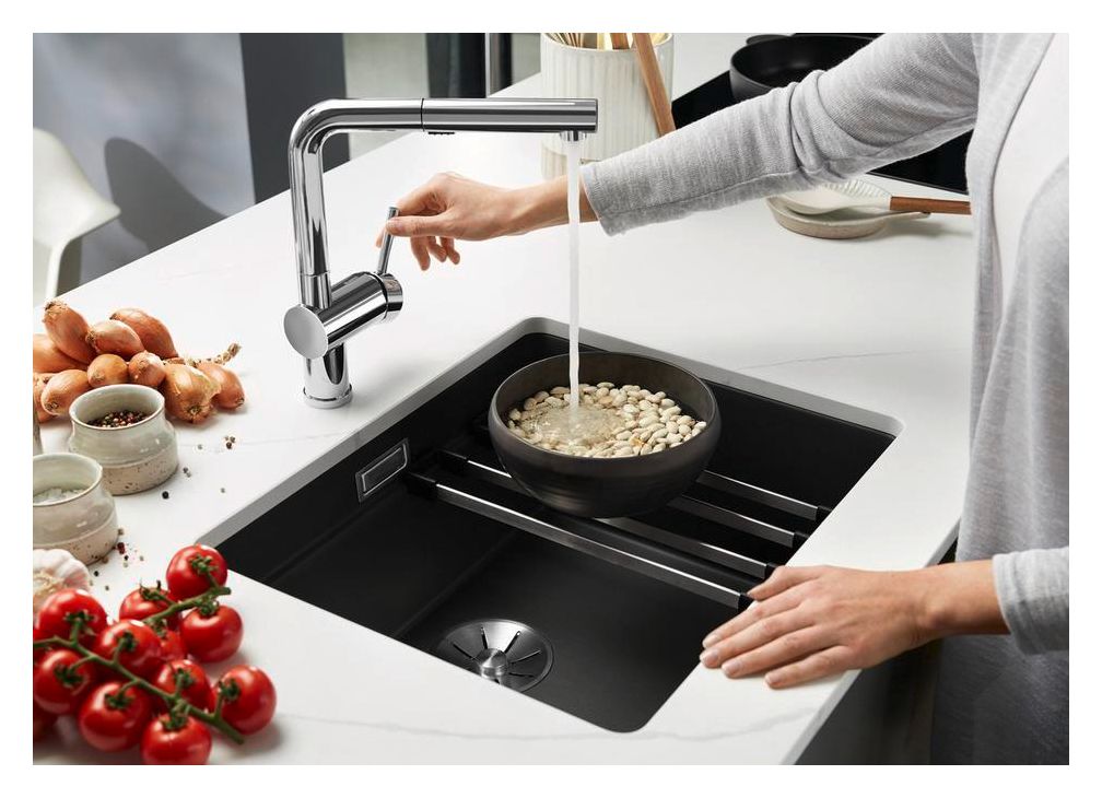 ETAGON 500-U Unterbauspüle für 60 cm Unterschrank Silgranit 1 Becken  (Grau) 