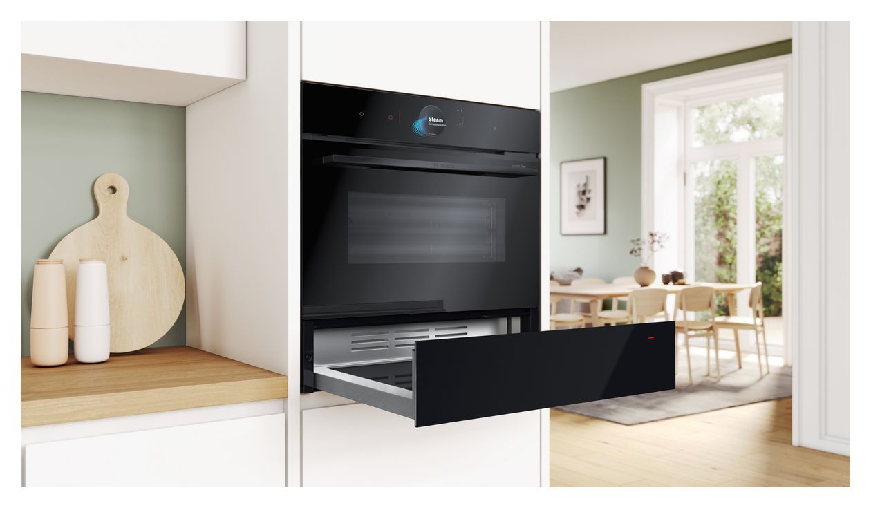 Serie 8 BIC9101B1 Wärmeschublade 14 cm 30 - 80 °C (Schwarz) 
