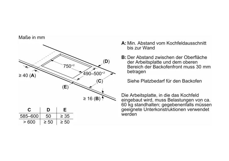 HBDMATTK03 (HBG4790B3 + PVW89BHC1E) Backofen-Set groß AutoClean mit autarkem 81,2 cm Induktions Kochfeld 