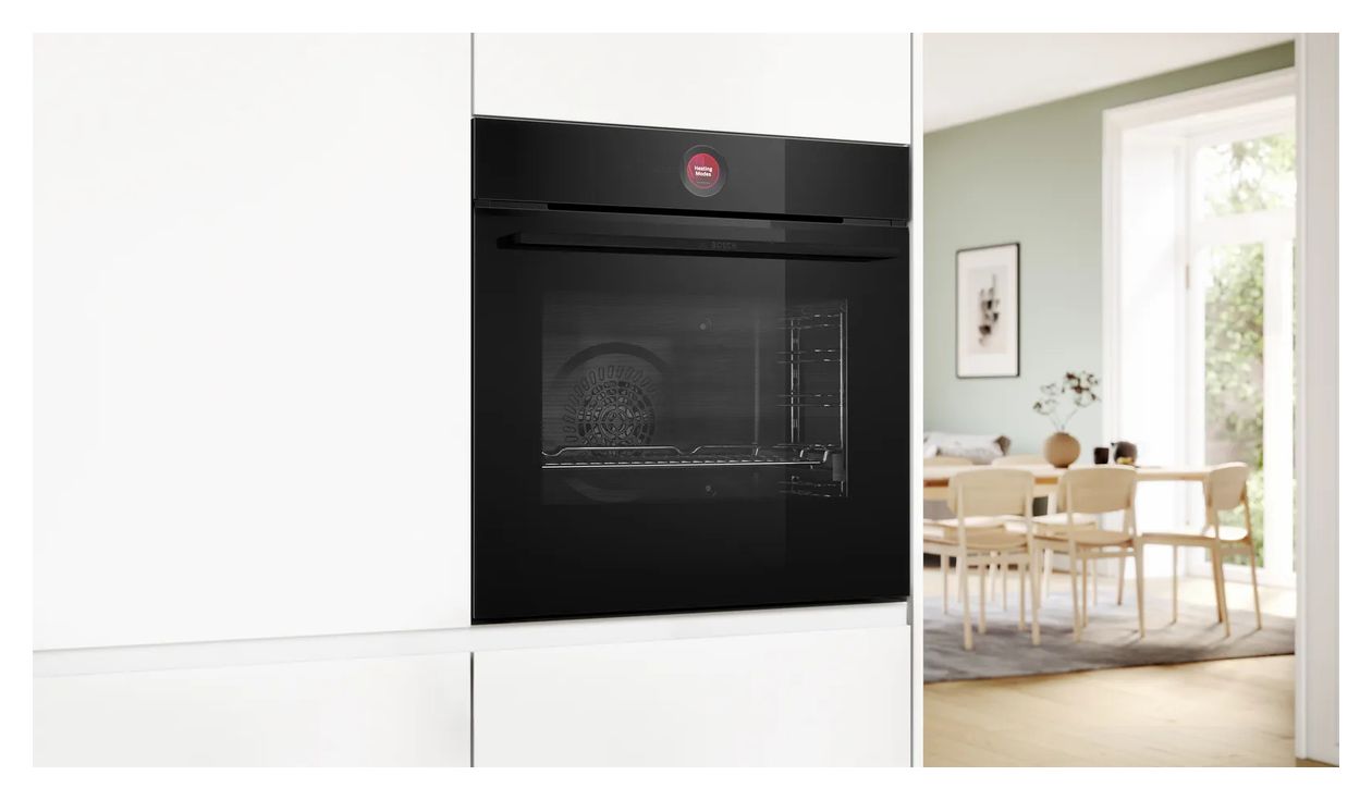 HBDPROTEC8 (HBG972KB1 + PVQ890H26E) Backofen-Set groß AutoClean mit autarkem 80 cm Induktions Kochfeld 