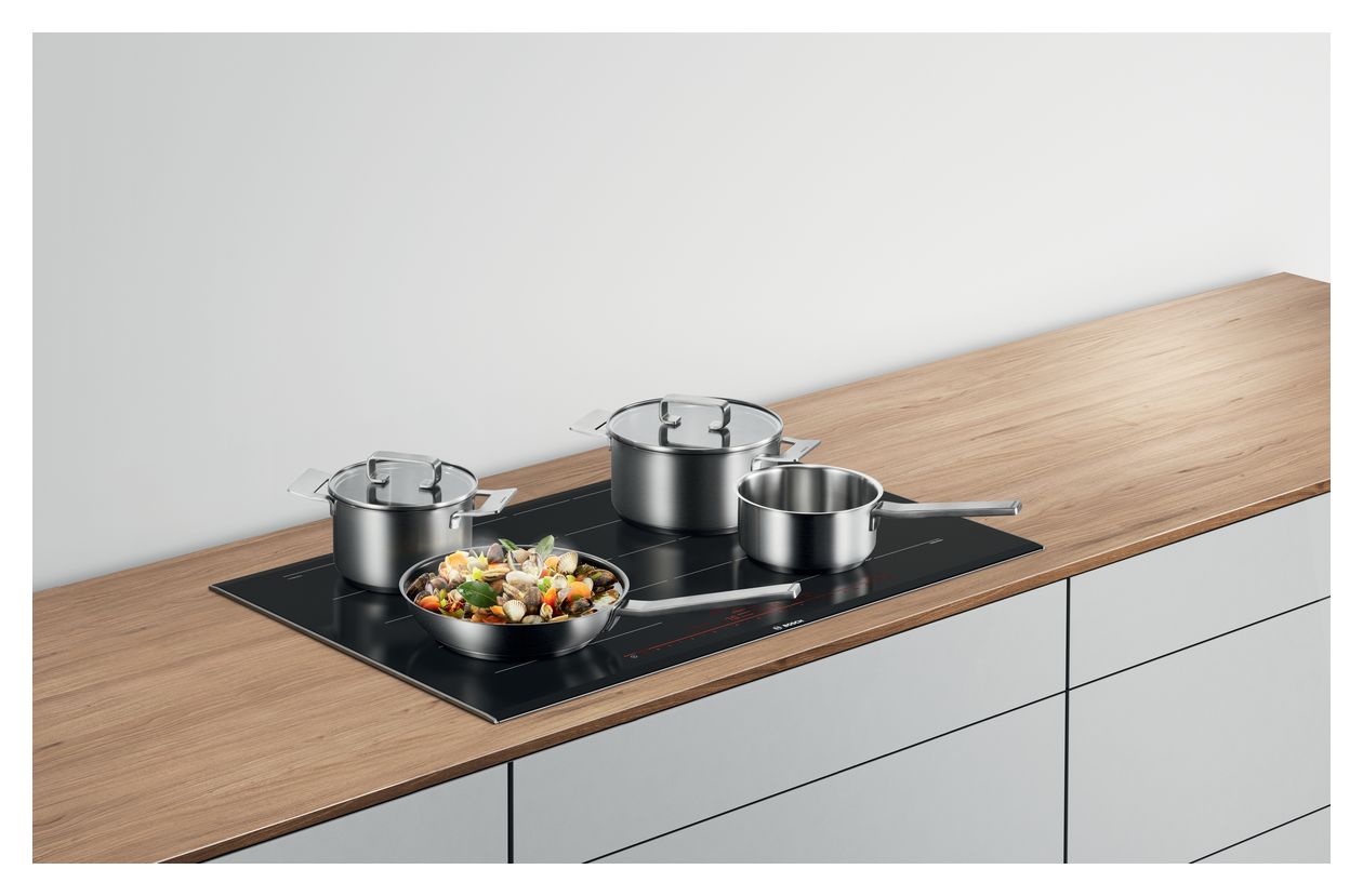 HEZ9SE040 Kochgeschirr-Set 4-teilig  (Edelstahl) 