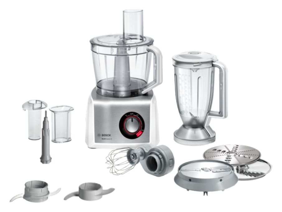 MC812S814 1250 W Küchenmaschine 3,9 l  (Edelstahl, Weiß) 