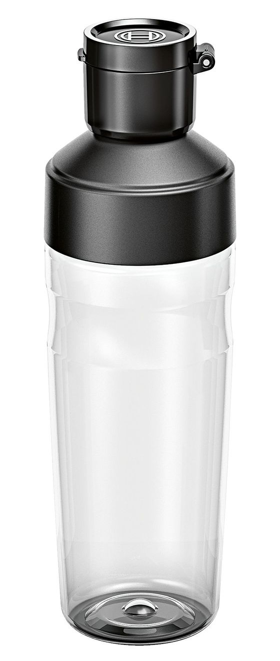MMZV0BT1 VitaMaxx Trinkflasche Tritan (Schwarz, Transparent) 