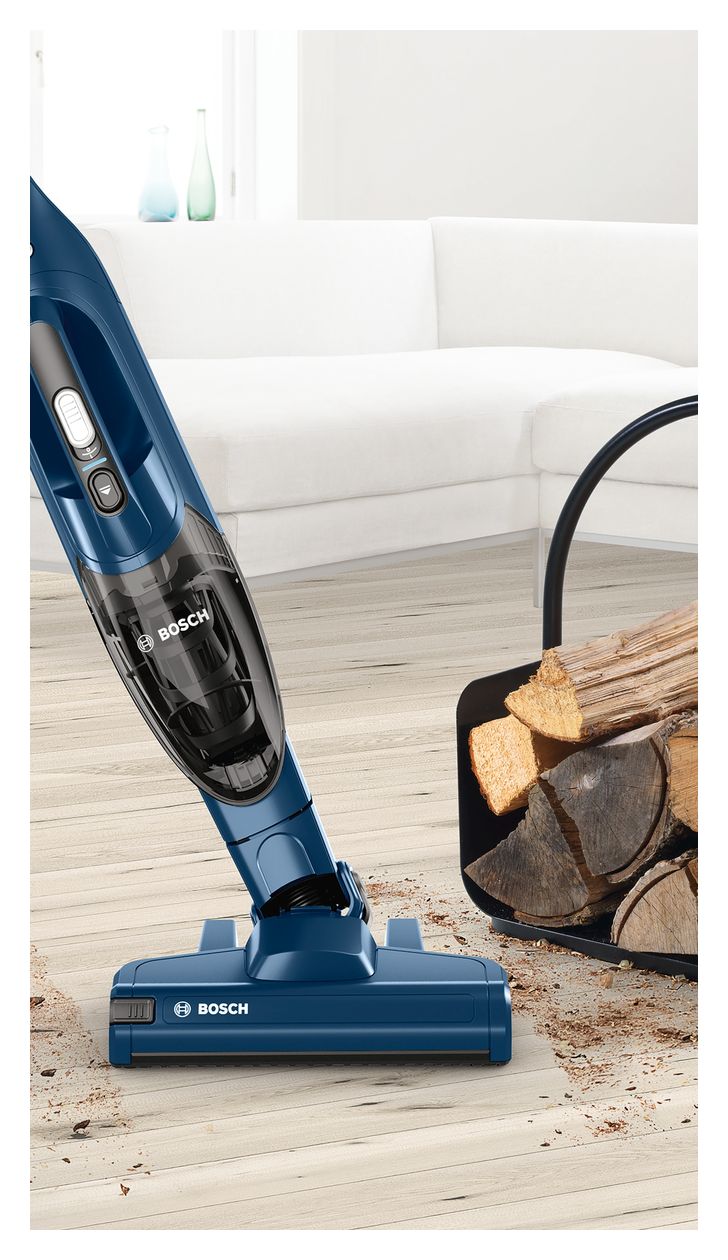 Serie 2 BCHF216S Handstaubsauger Beutellos bis 40 min Laufzeit 14,4 V  (Blau) 