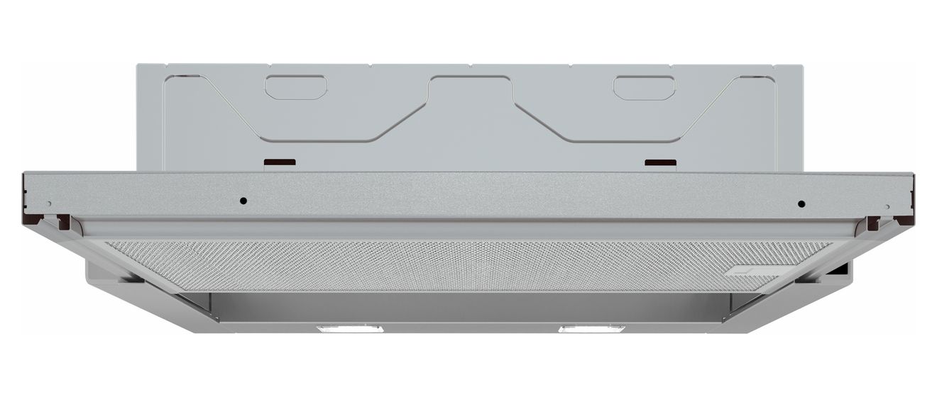 Serie 2 DFL063W57 Abluft/Umluft Dunstabzugshaube/Esse Einbau 60 cm (Metallisch, Silber) 