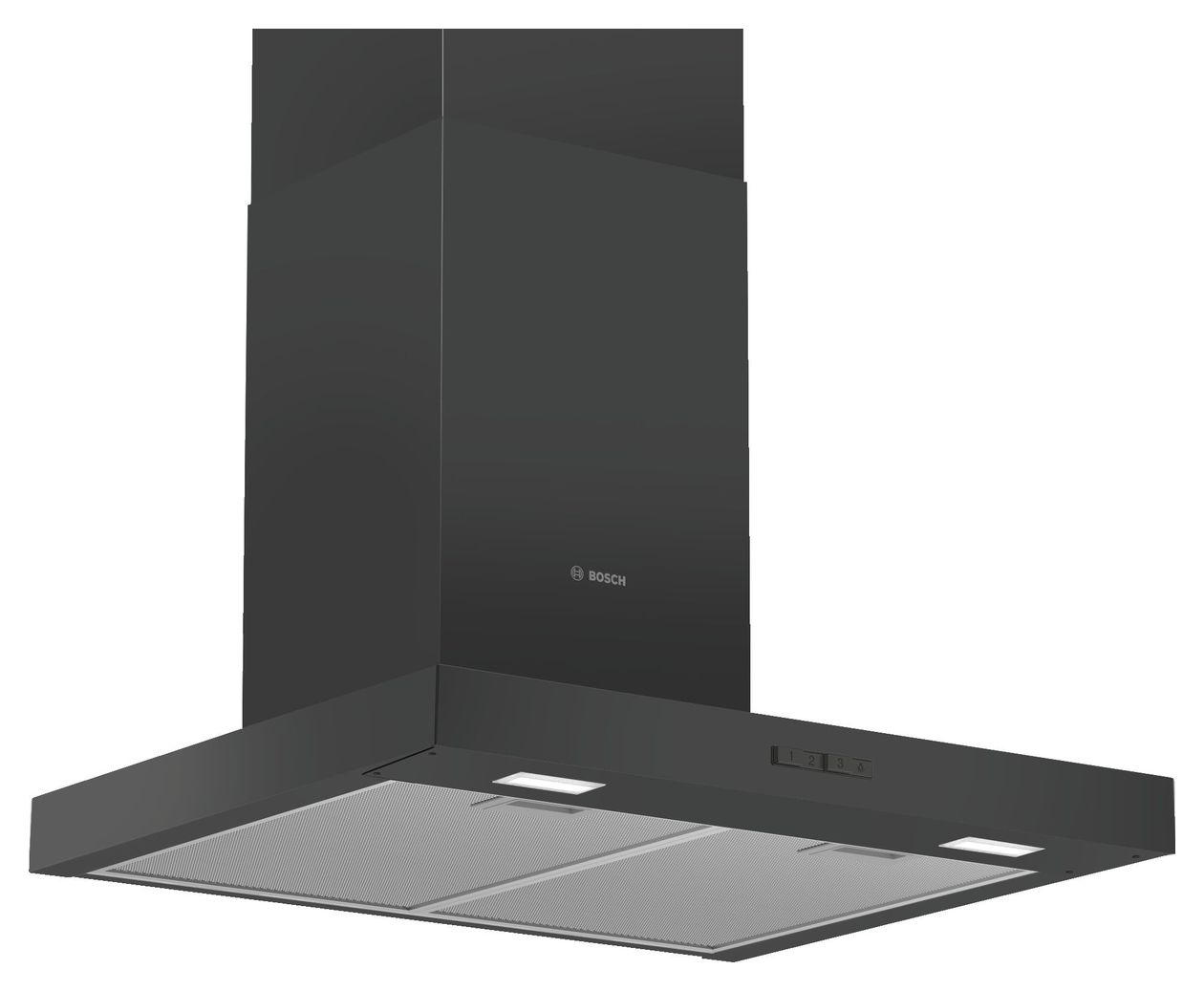 Serie 2 DWB66BC60 Abluft Dunstabzugshaube/Esse Wand 60 cm (Schwarz) 