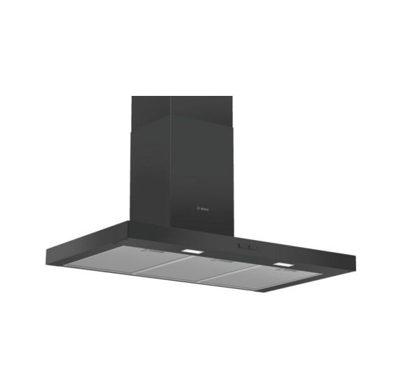 Serie 2 DWB96BC60 Abluft/Umluft Dunstabzugshaube/Esse Wand 90 cm (Schwarz) 