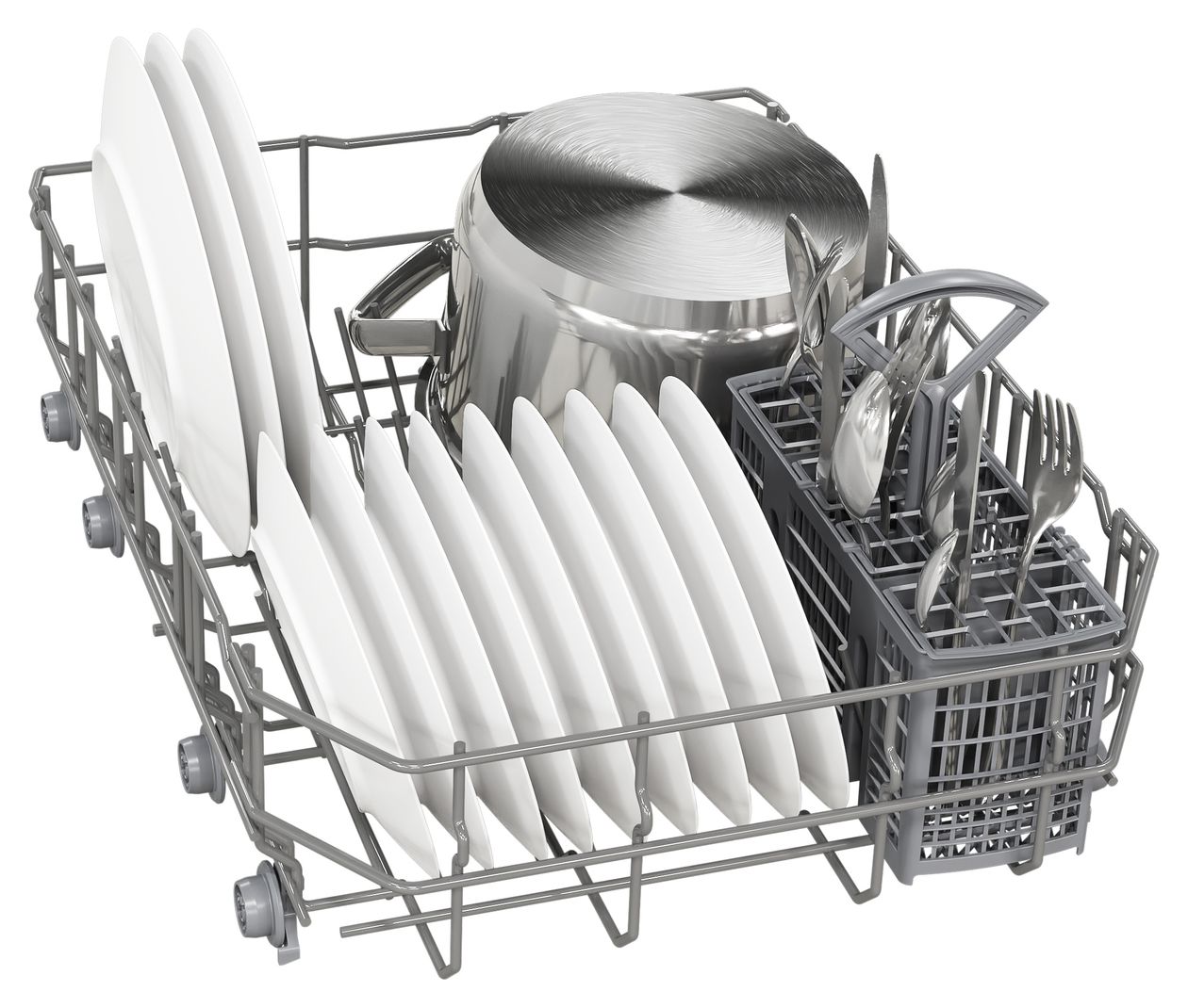 Serie 2 SPV2IKX10E 45 cm Geschirrspüler vollintegriert (ohne Front) Leise 9 Maßgedecke aquaStop Funktion Natürlich/Natur 