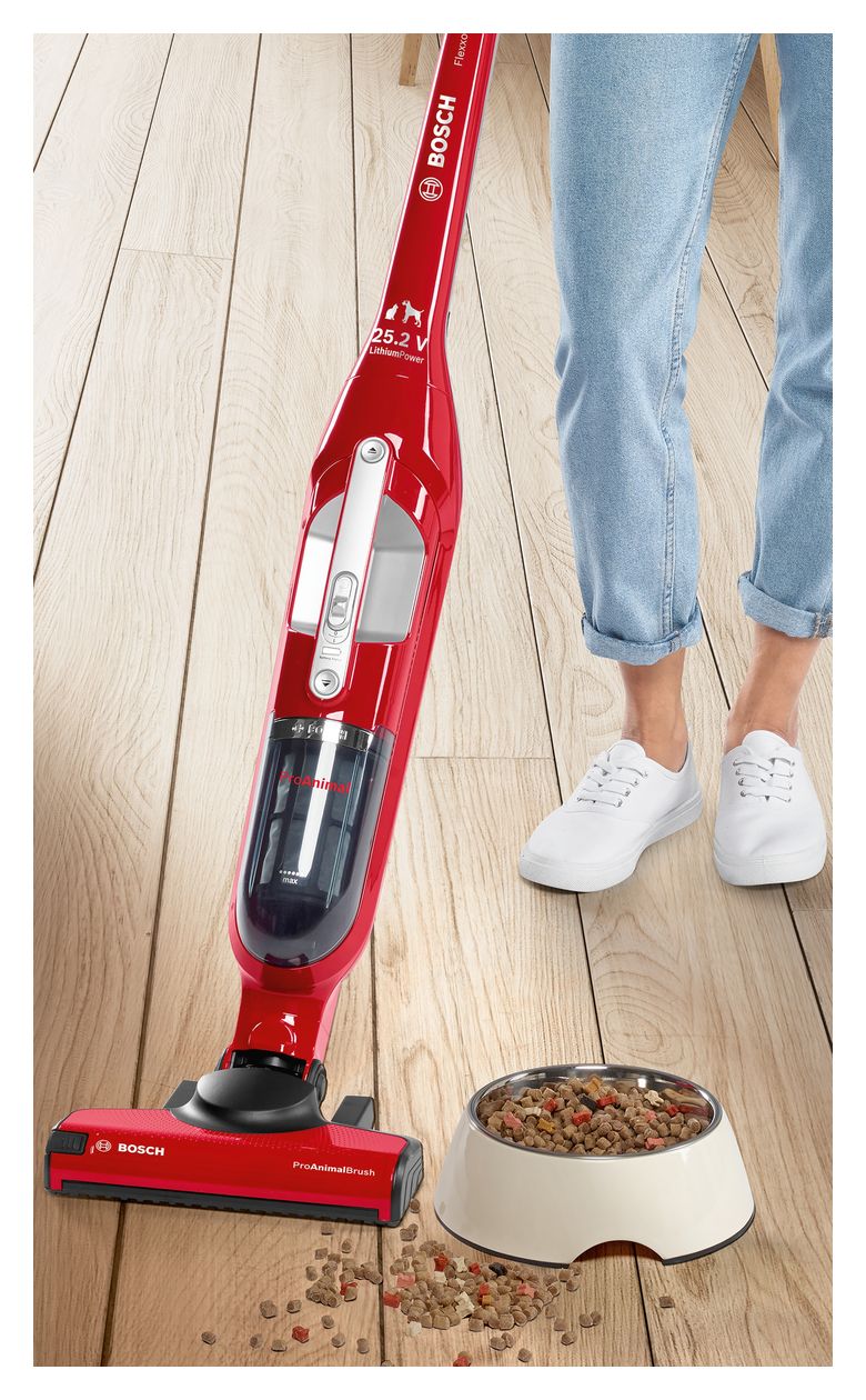 Serie 4 BBH3ZOO25 Handstaubsauger Beutellos bis 55 min Laufzeit 25,2 V  (Rot) 