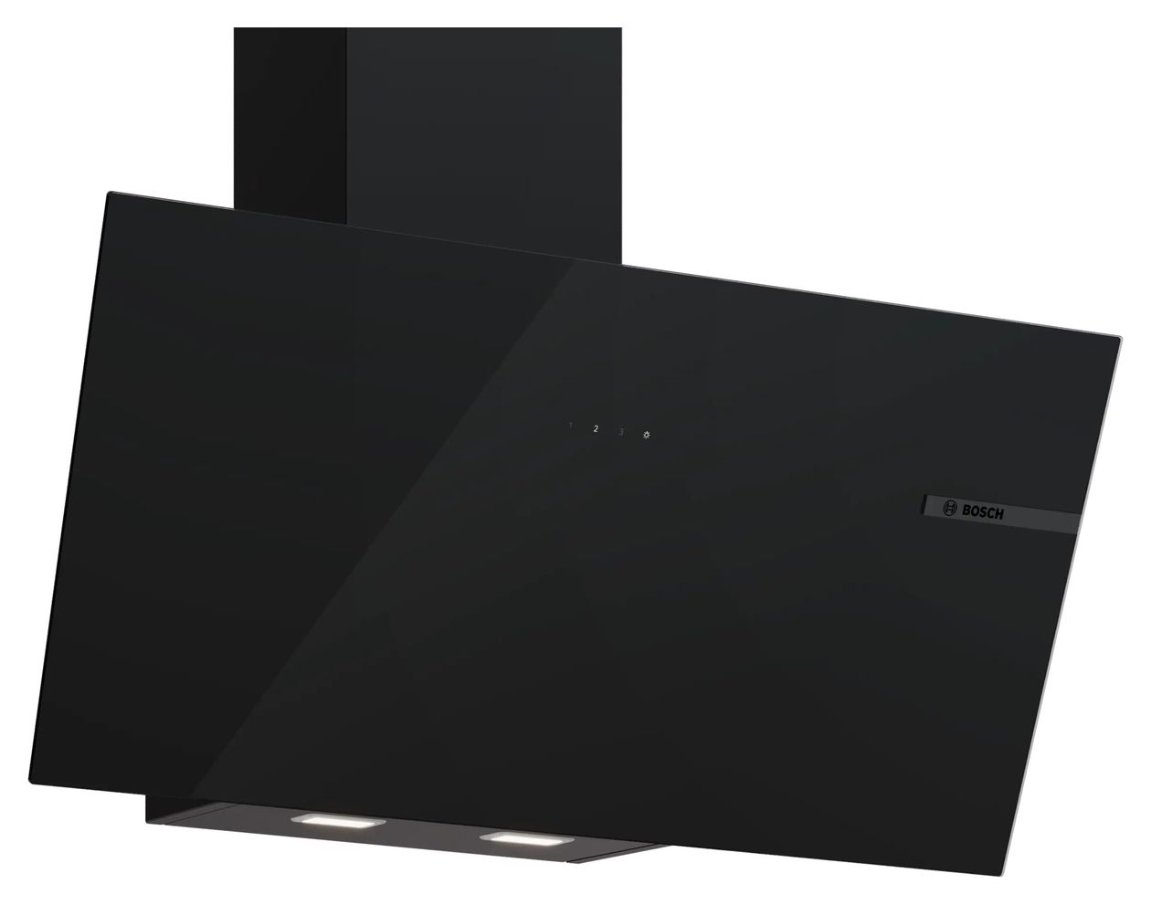 Serie 4 DWK85DF61 Abluft/Umluft Dunstabzugshaube/Esse Wand 80 cm (Schwarz) 