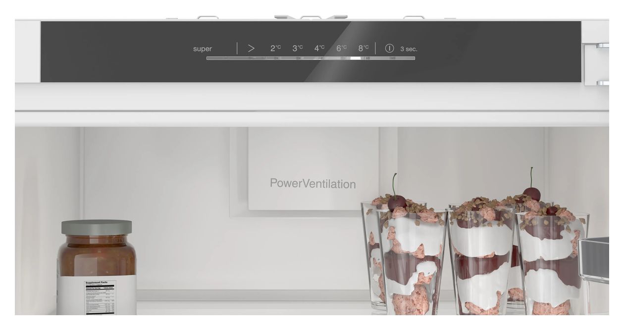 Serie 4 KIR81VFE0 310 l 177,5 cm Einbaukühlschrank EEK: E 114 kWh Jahr 