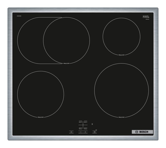 Serie 4 NIF64RCB5E herdgebundenes 60 cm Induktions Kochfeld/Herdplatte 4 Zone(n) 