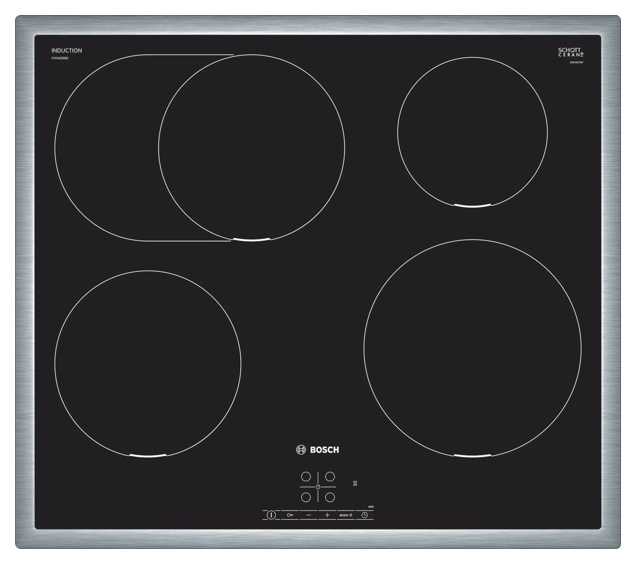 Serie 4 PIF645BB5E autarkes 60 cm Induktions Kochfeld/Herdplatte 4 Zone(n) 
