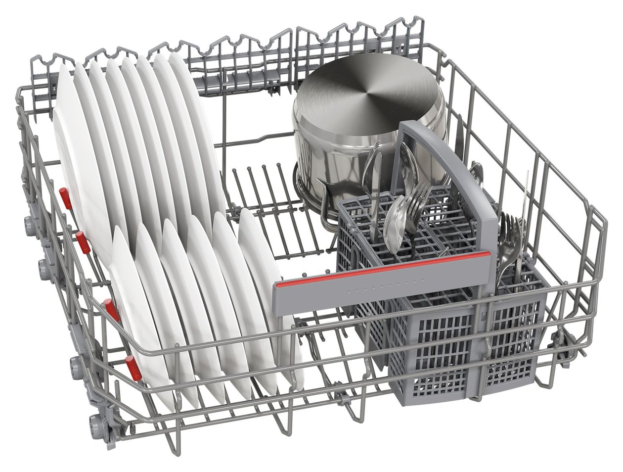 Serie 4 SBV4EBX0ME 60 cm Geschirrspüler vollintegriert (ohne Front) Sehr leise 13 Maßgedecke aquaStop Funktion Wärmetauscher/EfficientDry 