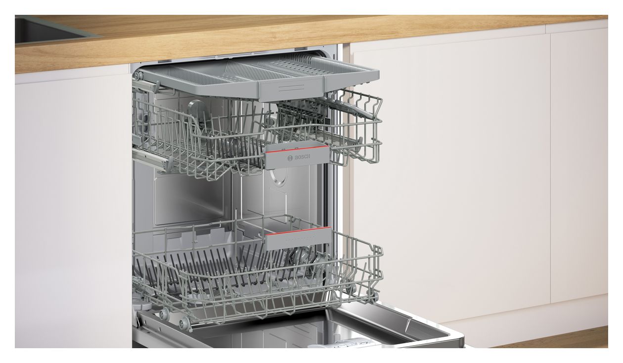 Serie 4 SBV4EVX08E 60 cm Geschirrspüler vollintegriert (ohne Front) Leise 14 Maßgedecke aquaStop Funktion Wärmetauscher 