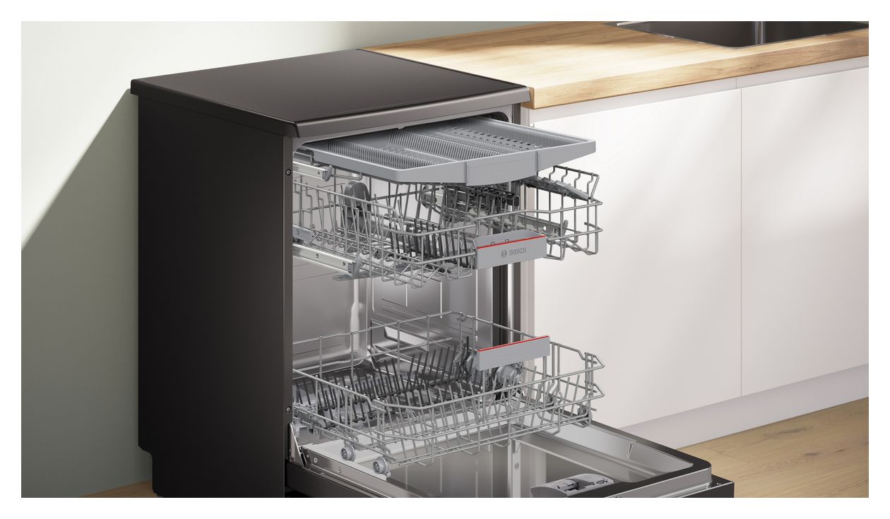 Serie 4 SMS4EMC06E 60 cm Geschirrspüler freistehend Sehr leise 14 Maßgedecke aquaStop Funktion Wärmetauscher 