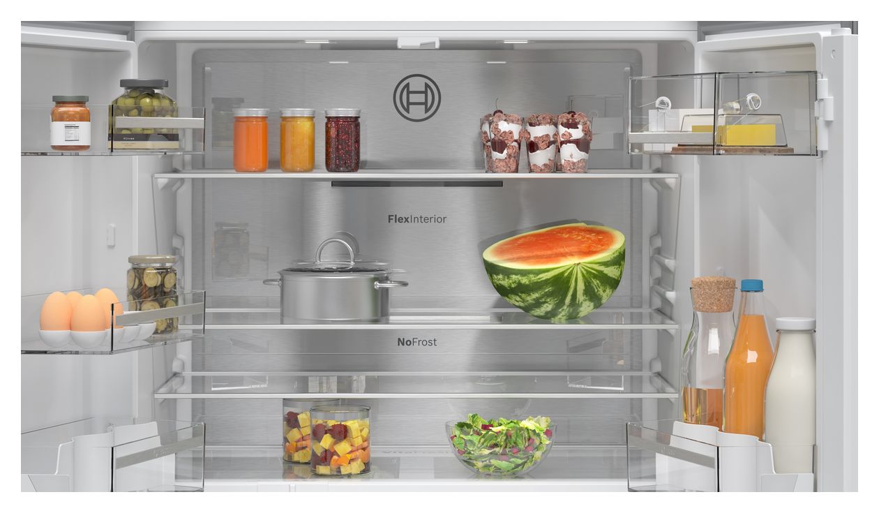 Serie 6 KFN96APEA Side-by-Side Kühl-/ Gefrierkombination 405 l / 200 l 333 kWh NoFrost 1830 mm x 910 mm  (Edelstahl) 