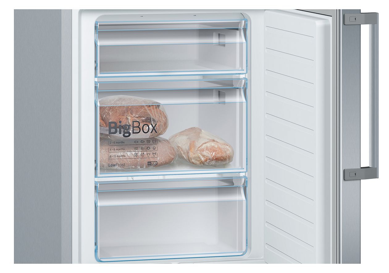 Serie 6 KGE368ICP 214 l / 94 l Kühl-Gefrierkombi freistehend 149 kWh Jahr  (Grau) 