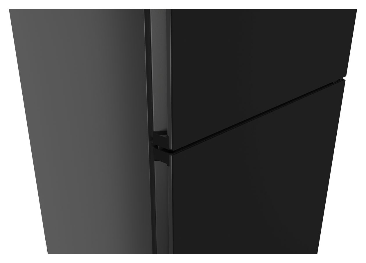 Serie 6 KGN49LBCF 311 l / 129 l Kühl-Gefrierkombi freistehend NoFrost 178 kWh Jahr  (Schwarz) 