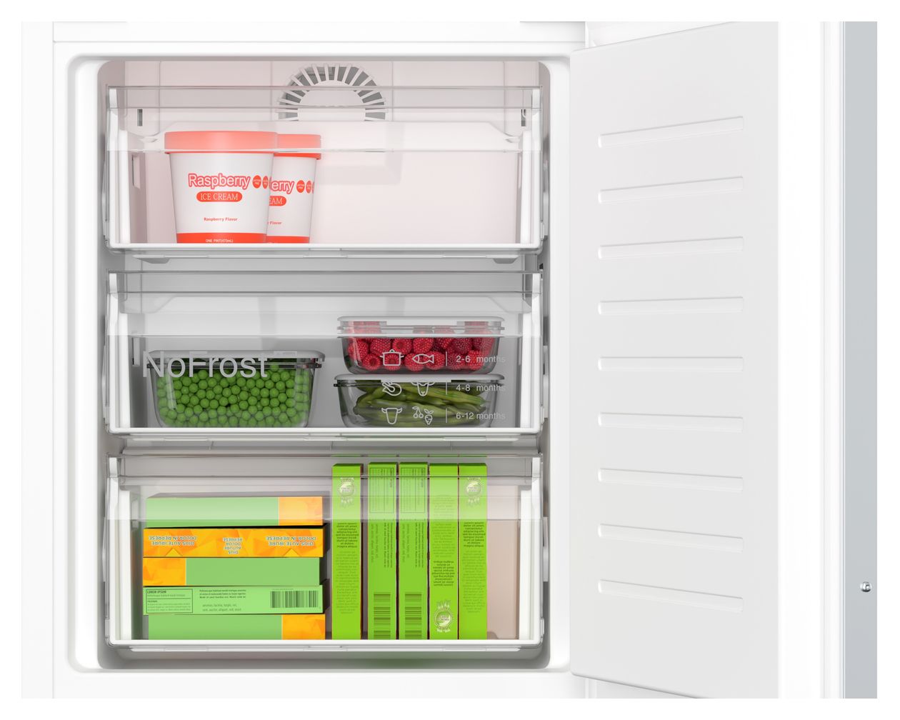 Serie 6 KIN86ADD0 184 l / 76 l 177,5 cm Einbau Kühl-/Gefrierkombination 186 kWh NoFrost 