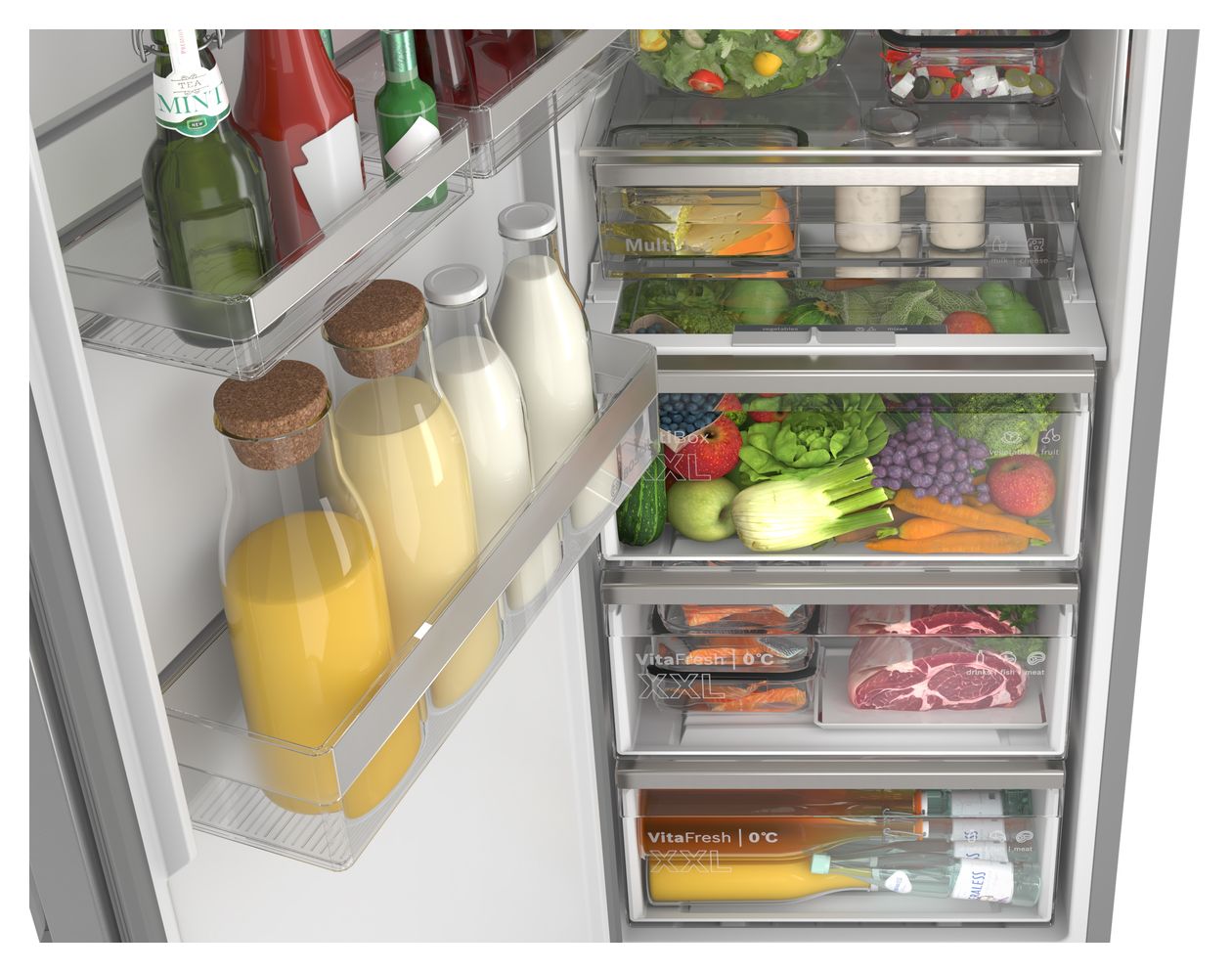 Serie 6 KSN36AICM 402 l Kühlschrank freistehend EEK: C 110 kWh Jahr NoFrost  (Edelstahl) 