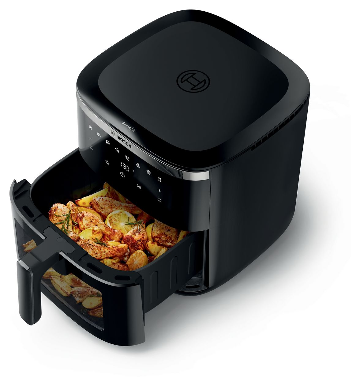 Serie 6 MAFS2671B Heißluftfritteuse 7,2 l 1800 W  (Schwarz) 