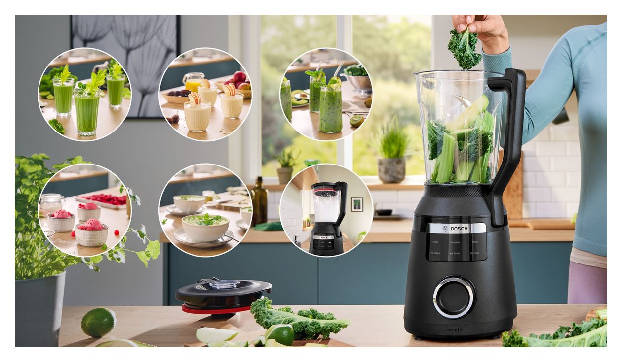 Serie 6 MMBD665B1 VitaPower 2 l Standmixer 1800 W  (Schwarz) 