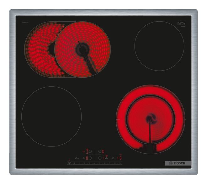 Serie 6 PKN645FP2E autarkes 60 cm Glaskeramik Kochfeld/Herdplatte 4 Zone(n) 