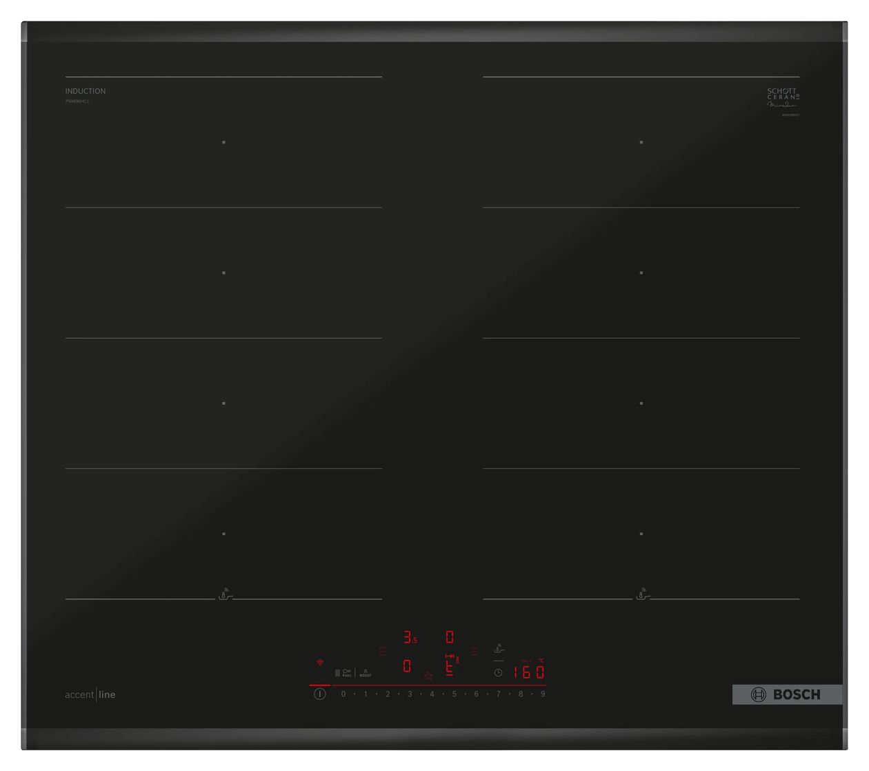 Serie 6 PXX690HC1E autarkes 60 cm Induktions Kochfeld/Herdplatte 4 Zone(n) 