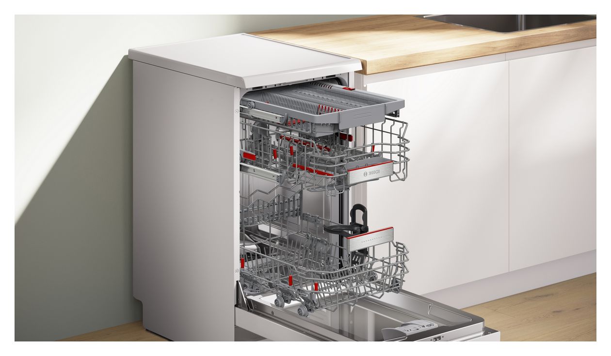 Serie 6 SPS6YMI14E 45 cm Geschirrspüler freistehend Leise 10 Maßgedecke aquaStop Funktion 