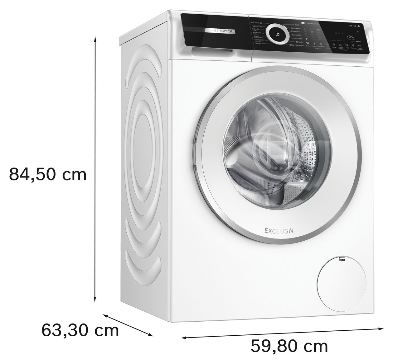 Serie 6 WGN244M91 9 kg Frontlader Waschmaschine 1400 U/min aquaStop Funktion (Weiß) 