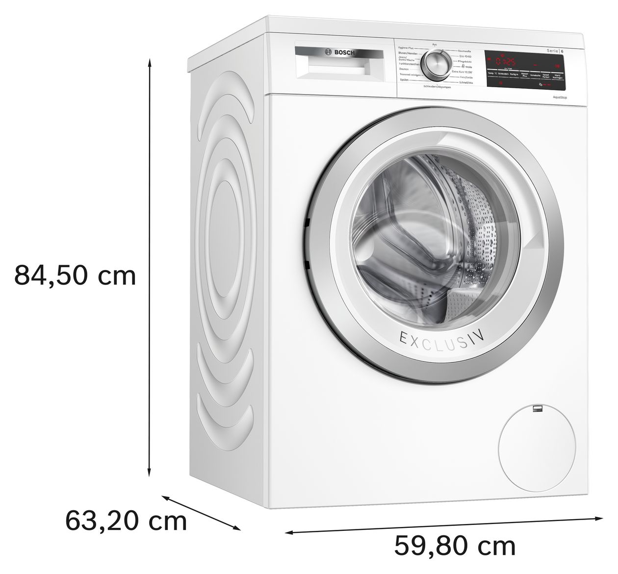 Serie 6 WUU28T92 9 kg Frontlader Waschmaschine 1400 U/min aquaStop Funktion 