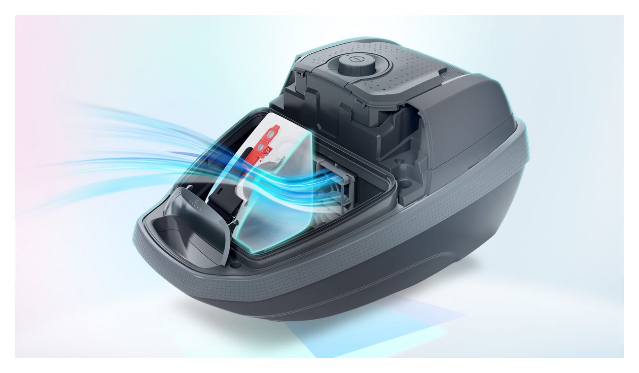 Serie 8 BGL8XALL Bodenstaubsauger mit Staubbeutel 650 W Allergie-Filter  (Schwarz) 