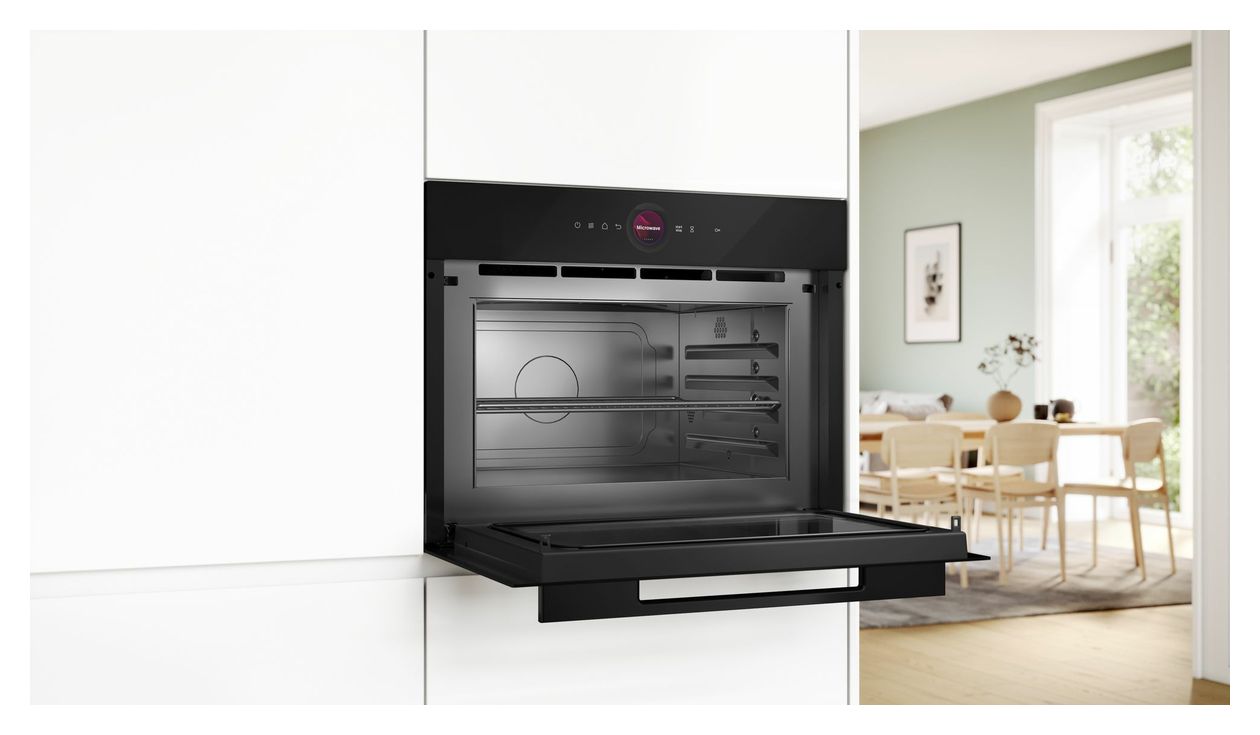 Serie 8 CEG932XB1 Einbau-Mikrowelle 1000 W Größe: groß 5 Stufen Grill (Schwarz) 