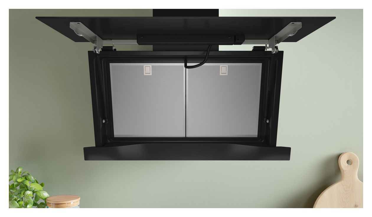 Serie 8 DWK91LT60 Umluft Dunstabzugshaube/Esse Wand 90 cm (Schwarz) 