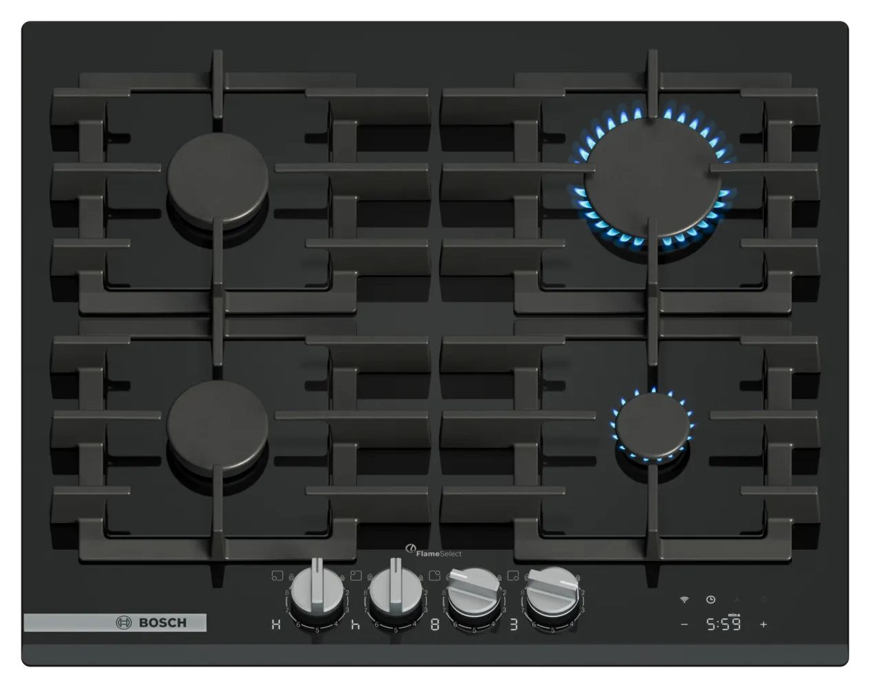 Serie 8 PRP6A6H40 autarkes 60 cm Gaskochfeld Kochfeld/Herdplatte 4 Zone(n) 