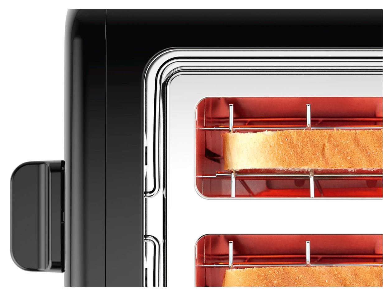TAT3P423DE DesignLine Toaster 970 W 2 Scheibe(n)  (Schwarz) 