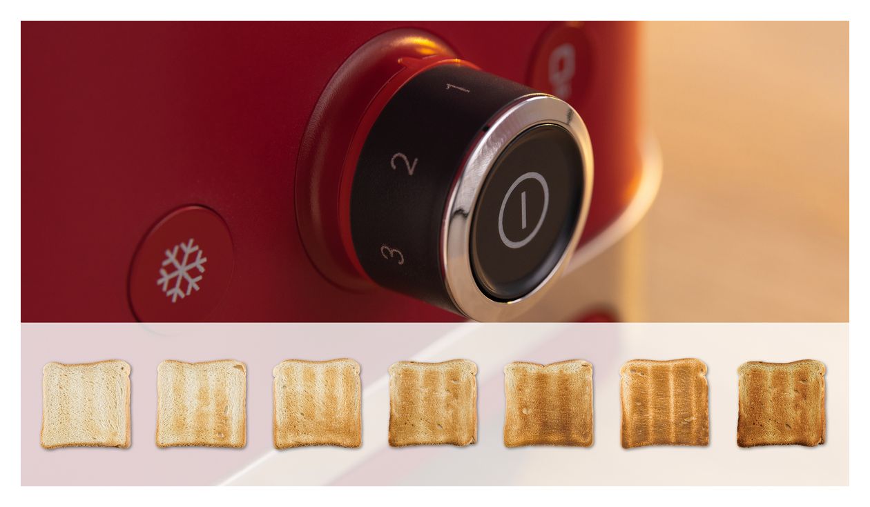 TAT4M224 MyMoment Toaster 950 W 2 Scheibe(n)  (Rot) 
