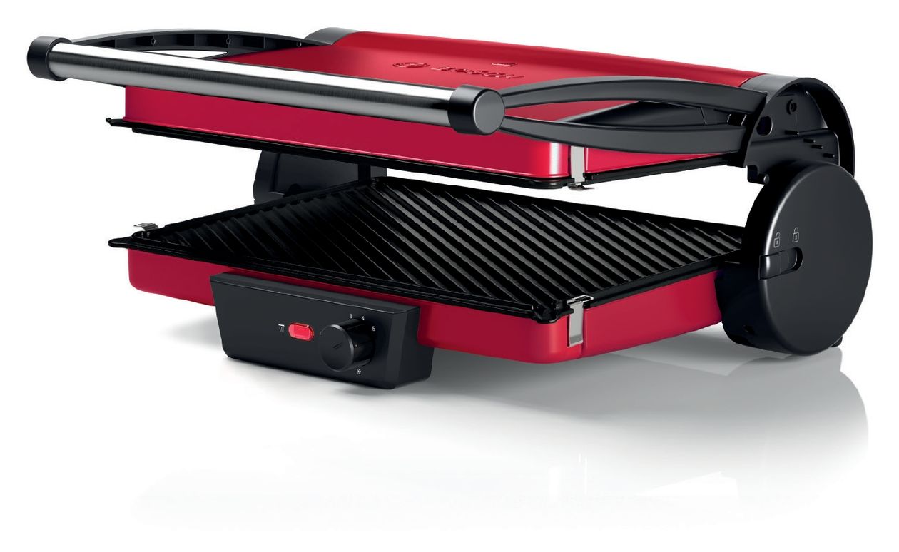 TCG4104 Kontaktgrill 2000 W mit 328 x 238 mm Fläche  (Rot) 