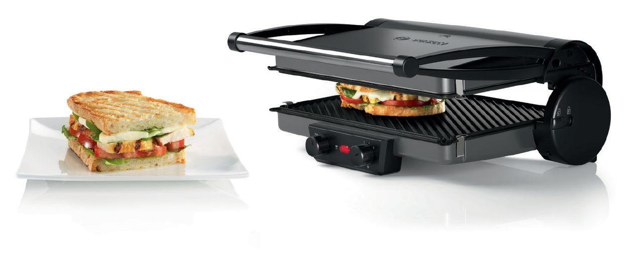 TCG4215 Kontaktgrill 2000 W mit 328 x 238 mm Fläche  (Silber) 