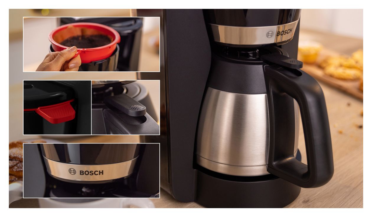 TKA6M273 MyMoment 12 Tassen Thermo Filterkaffeemaschine 1,1 l  (Schwarz) 