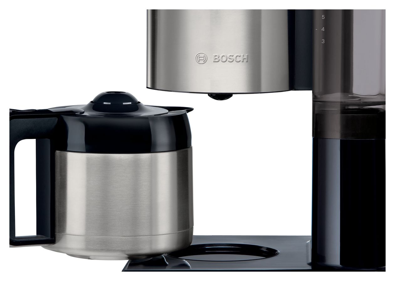 TKA8A683 Styline 8 Tassen Thermo Filterkaffeemaschine 1,1 l  (Schwarz, Edelstahl) 