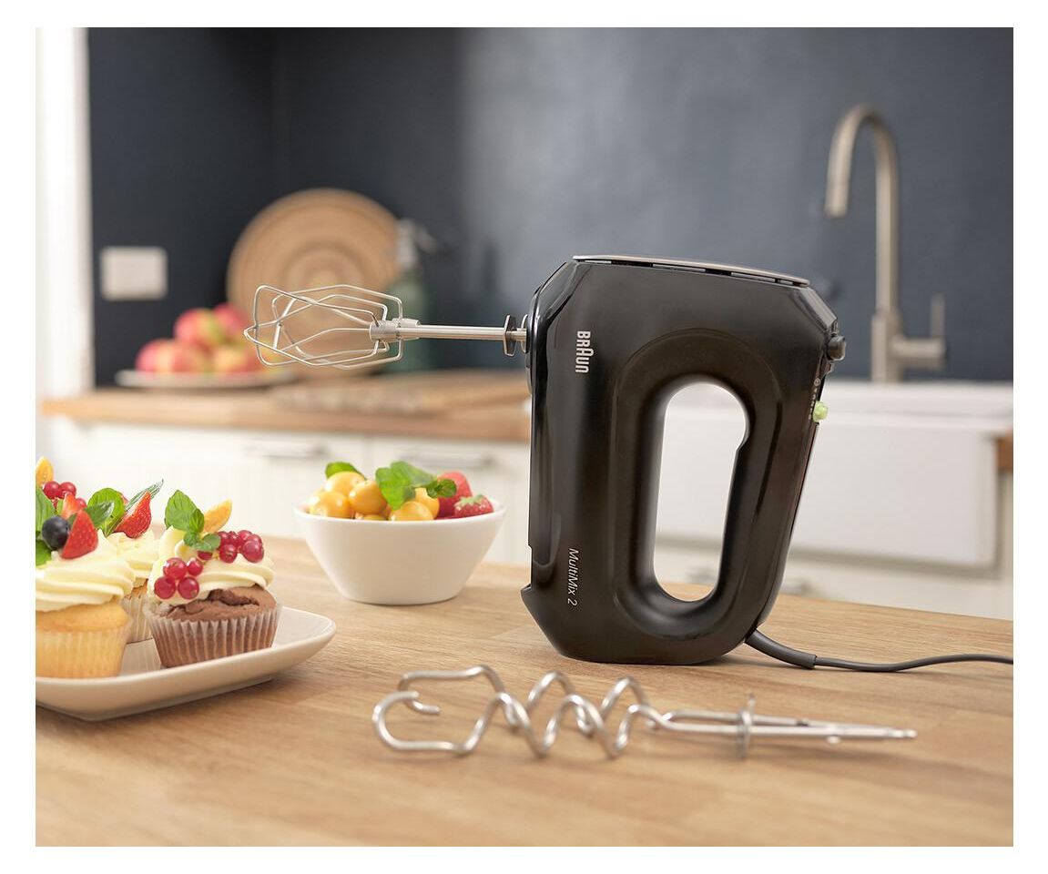 HM2110BK MultiMix 2 Handmixer 500 W 4 Stufen  (Schwarz) 